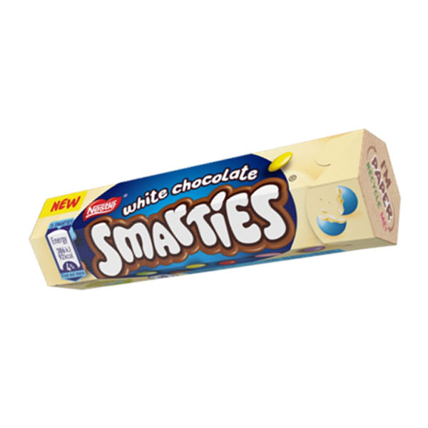 дражета smarties бял кутийка 34гр